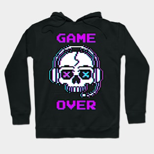 Game Over Skull Hoodie